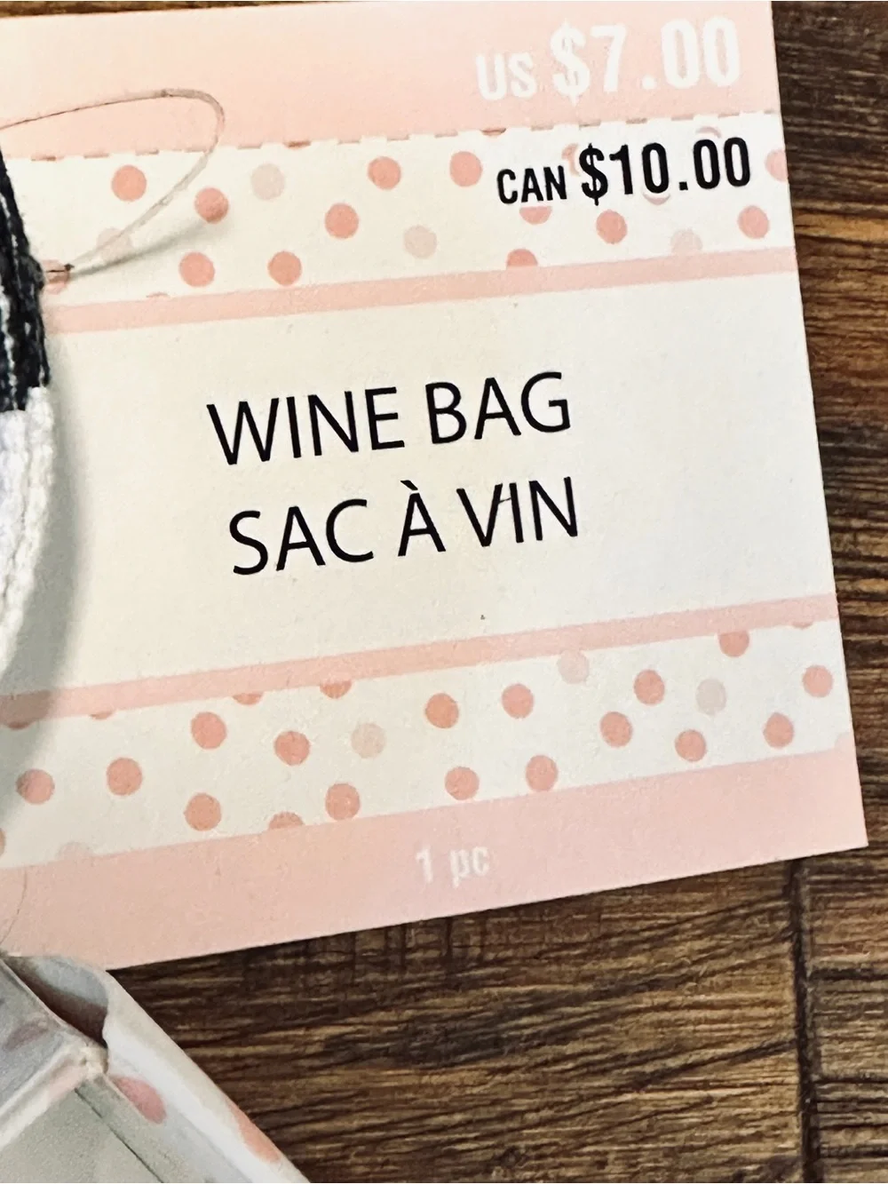 Striped Black & White Party Wine Reusable Bottle Tote Bags & Flasks– Set of 7